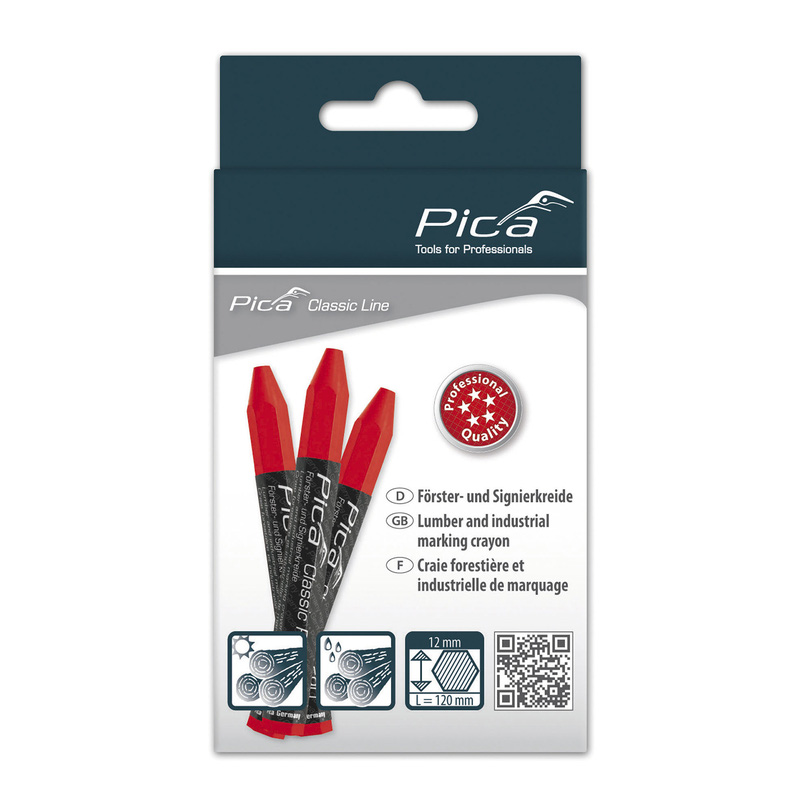 Pica Classic Markeerkrijt PRO 590/40 rood