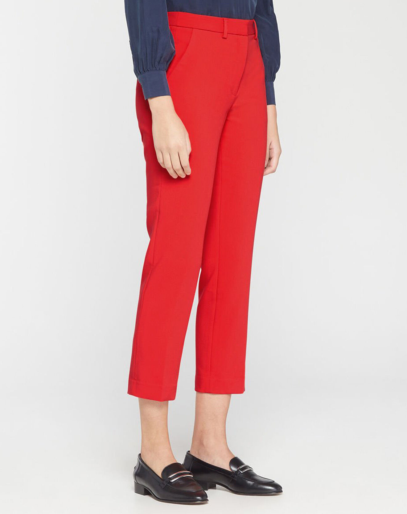 Jodhpur Pantalon Cigarette à pinces Mini rouge