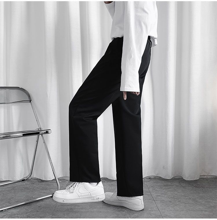 Whyessa - Rechte cropped broek met split