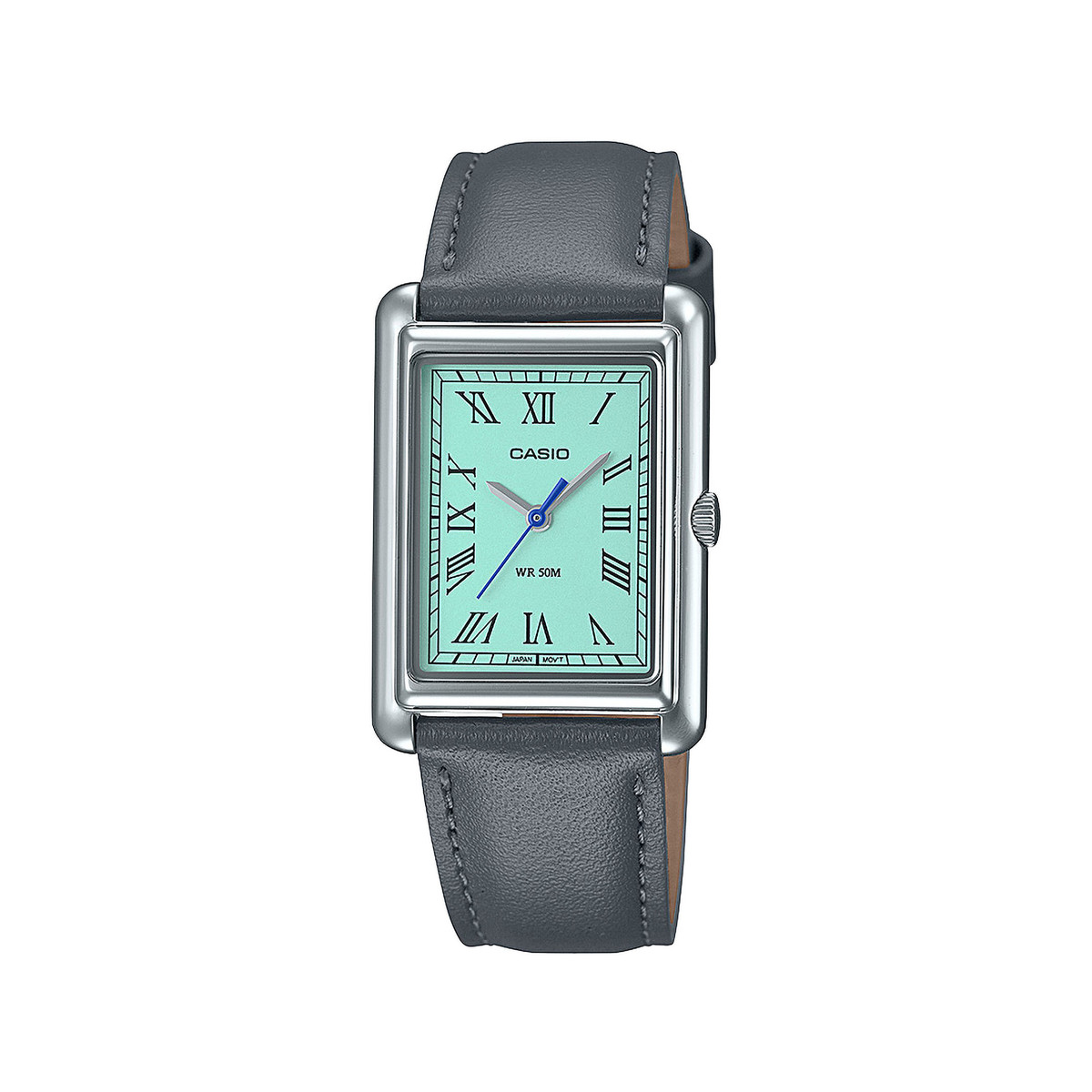 Montre CASIO femme bracelet cuir marron
