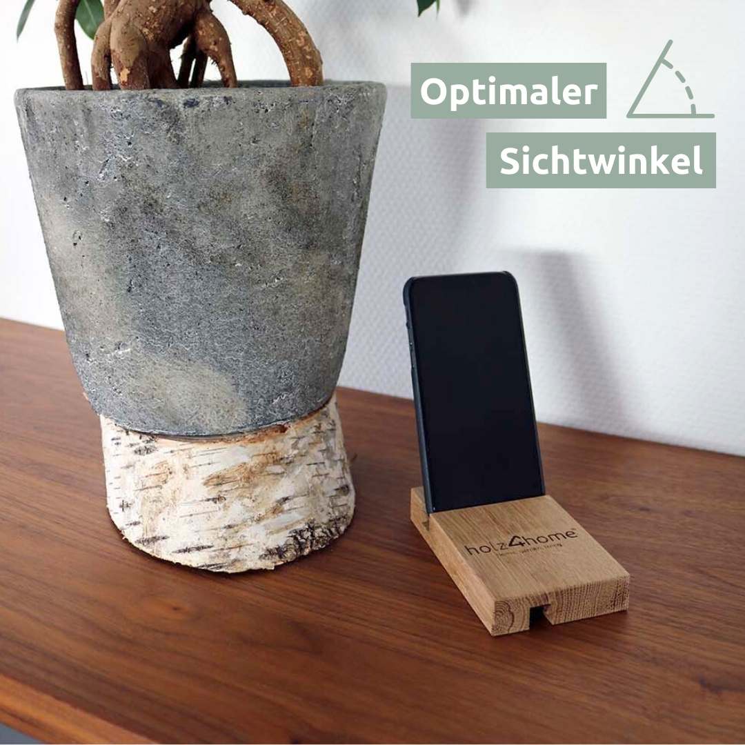 holz4home® Handyhalter aus Holz