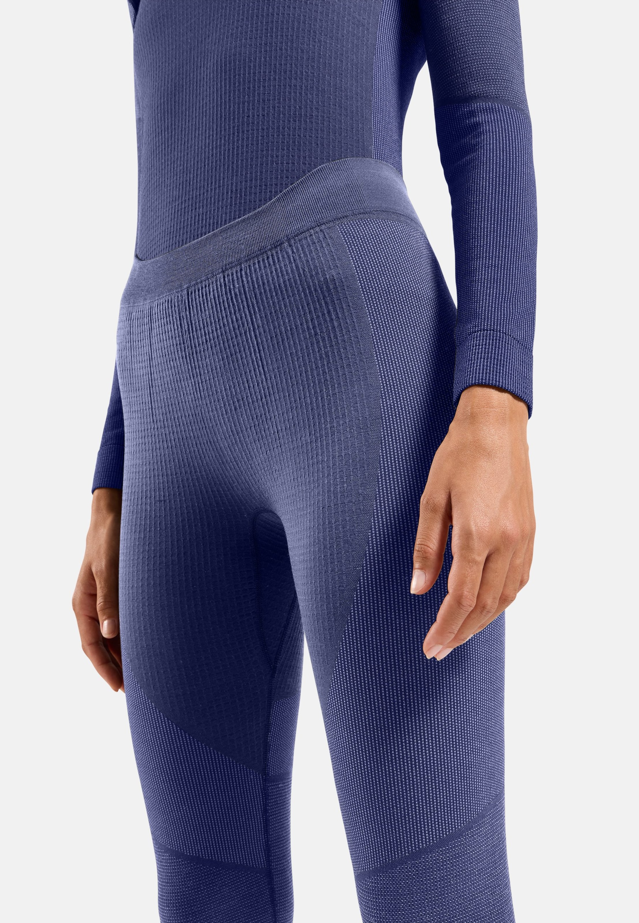 Lange Seamless Performance Wool Funktionstights in Skipper Blue