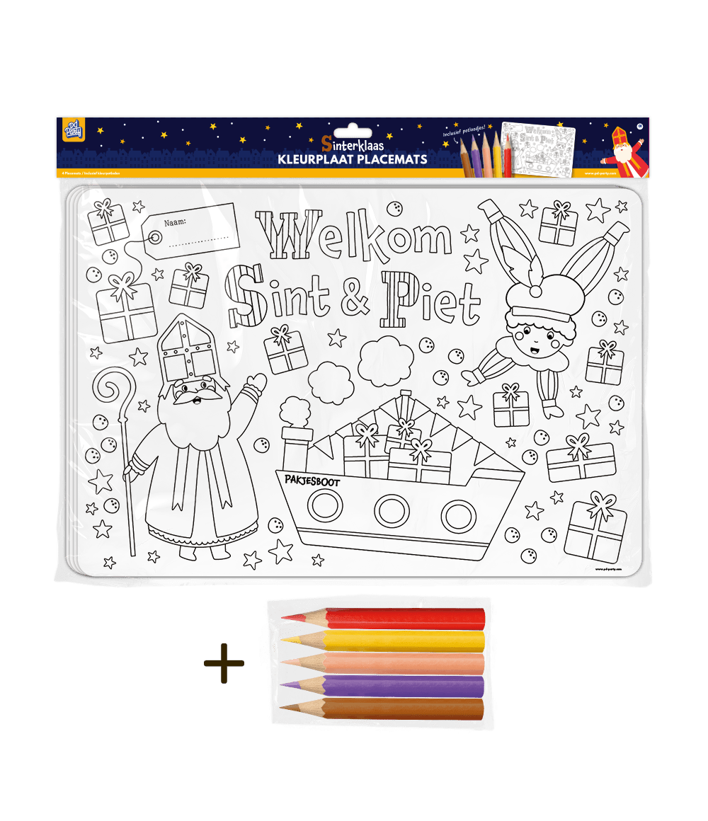 Sinterklaas Placemats 48cm 4st