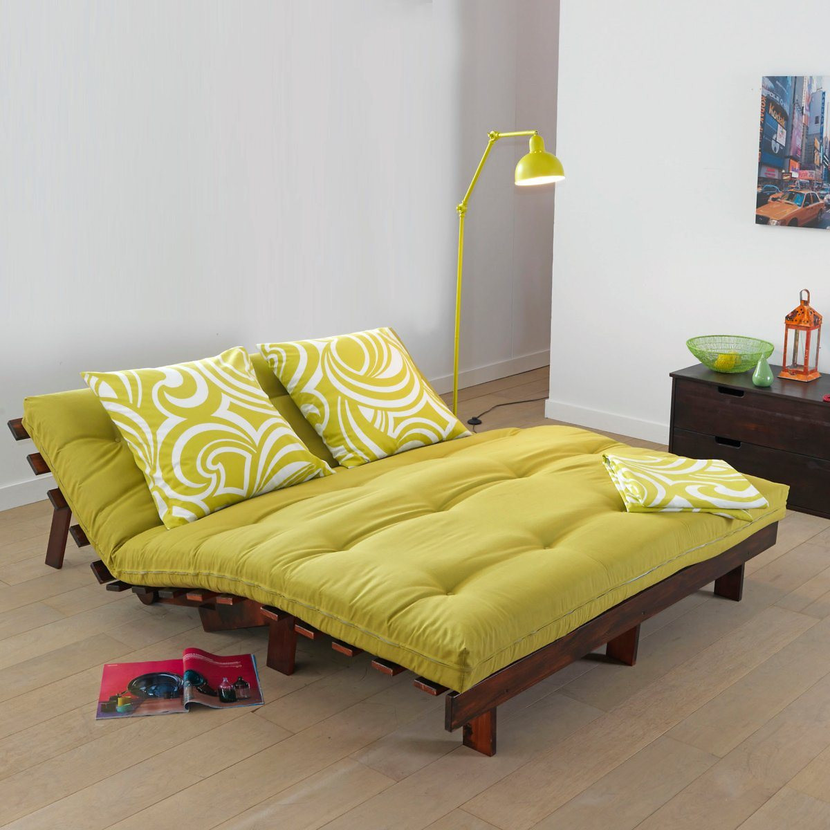 LA REDOUTE INTERIORS<br>Banco futon, 4 posições Tailandês