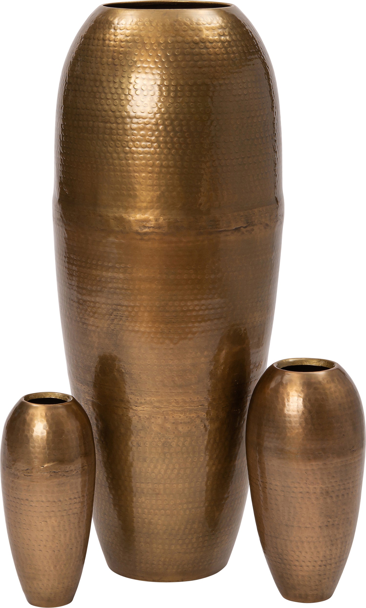 Intratuin vaas Arne goud D 12 H 30 cm