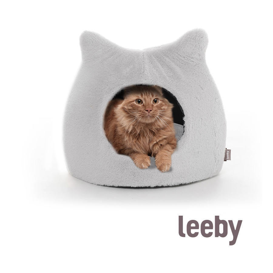 Iglu antiestresse Leeby Grey para gatos