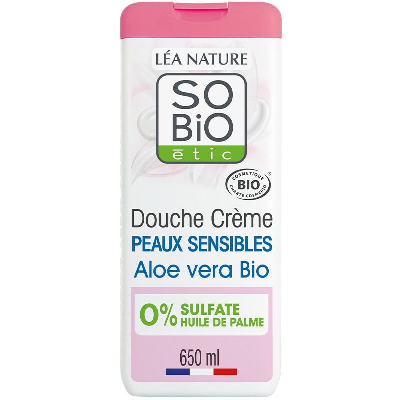 Douche crème bio protectrice - Aloe vera - 650 ml