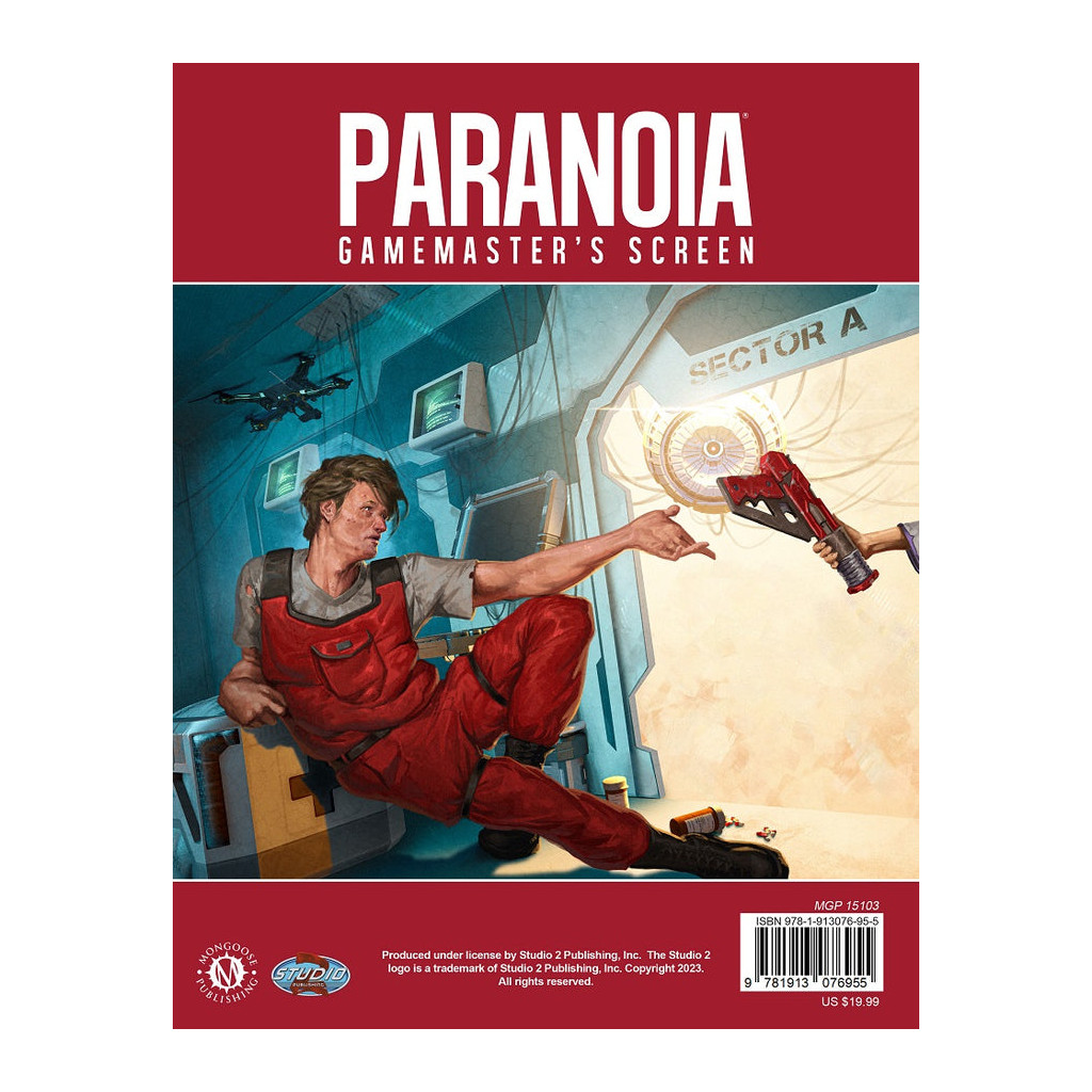 Paranoia - Gamemaster's Screen