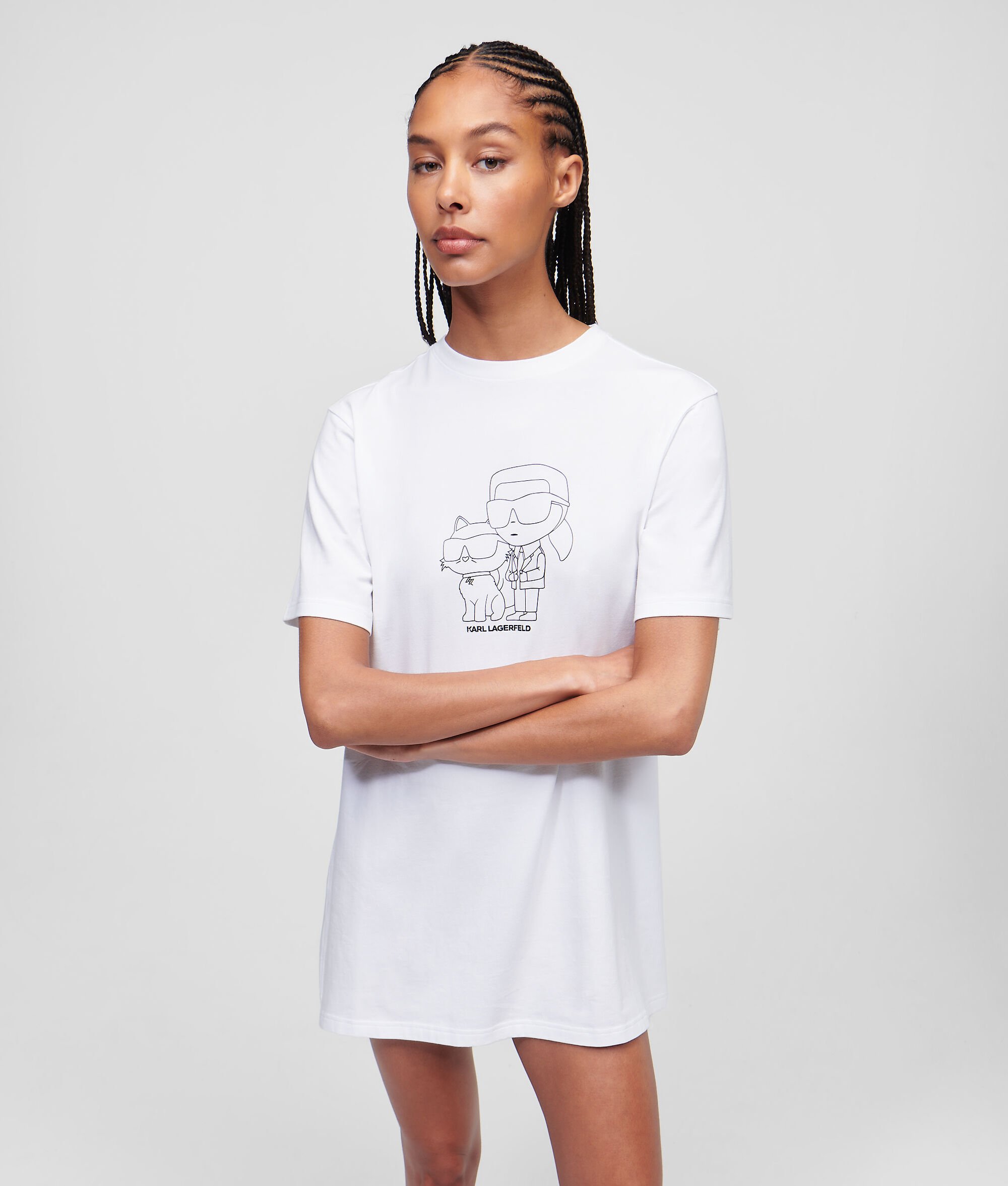 T-SHIRT CHEMISE DE NUIT KARL IKONIK