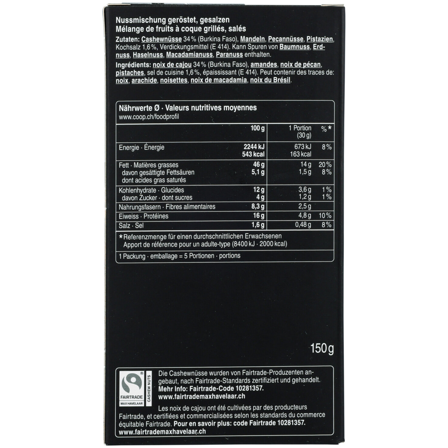 Fine Food FSI Salty Nut Mix