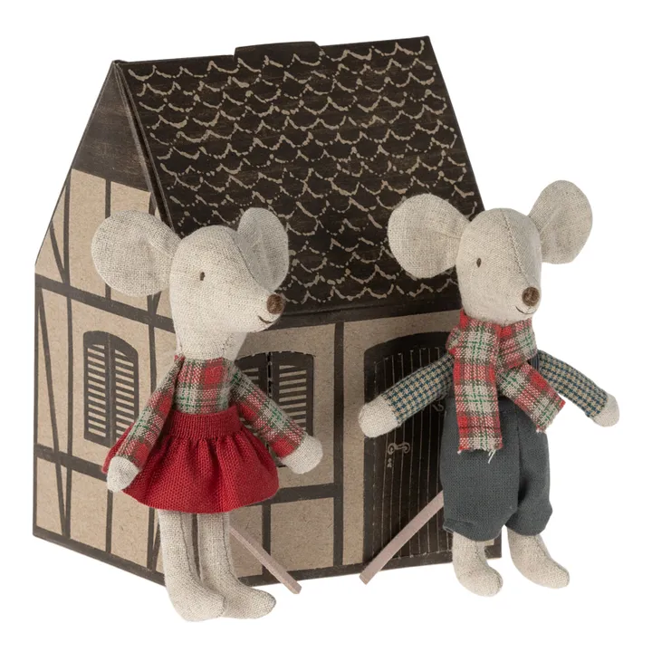 Maileg Souris Jumeaux en hiver
