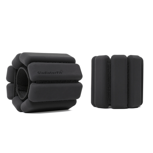Tiras de silicone para tornozelo e pulso, 2 x 0,5 kg, Gladiatorfit