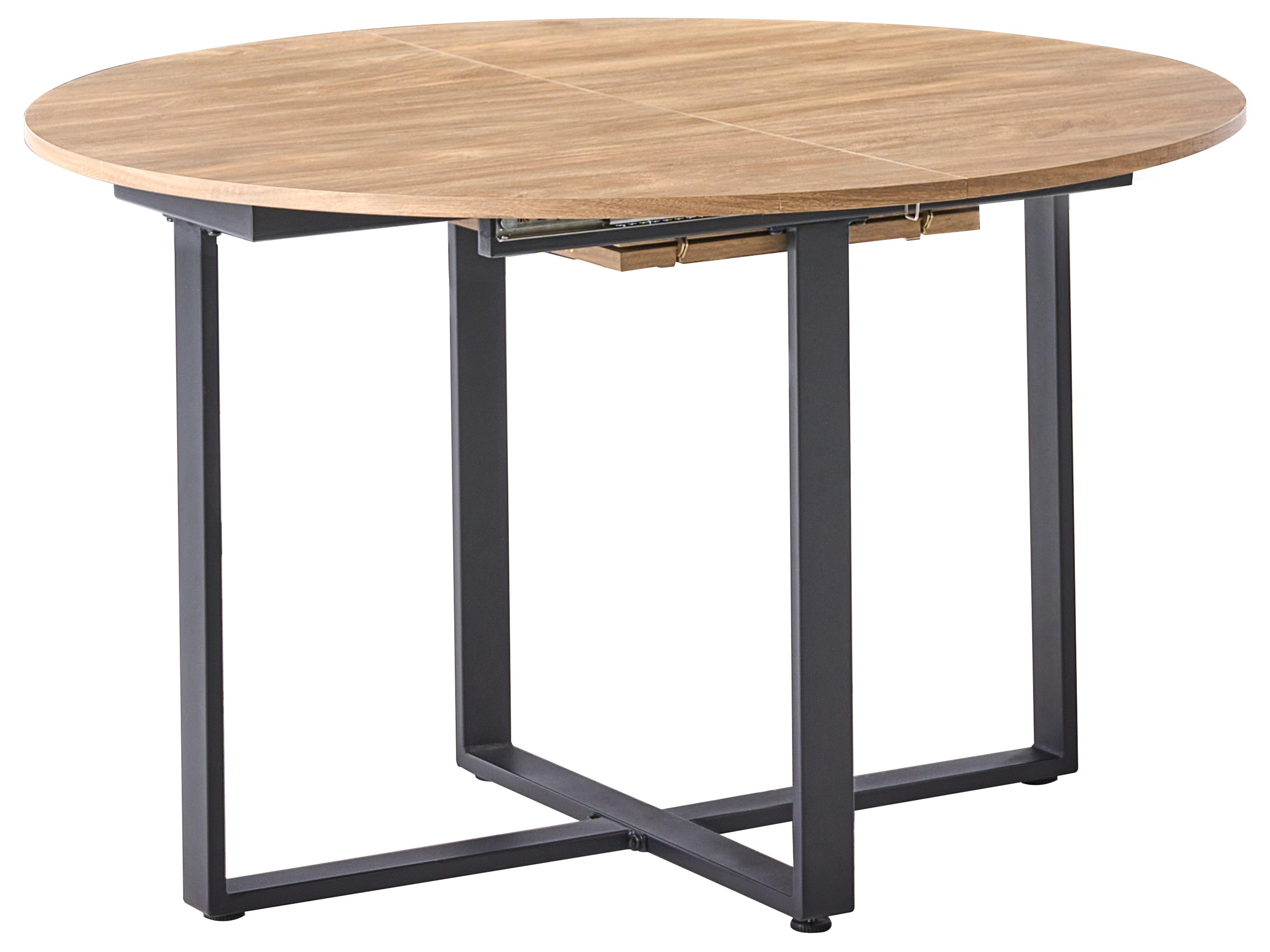 Eettafel ALEXANDRINA Bruin 120 cm 120/160 cm