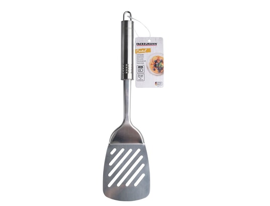 FACKELMANN - Set ustensiles de cuisine Spatule de cuisine ajourée inox ovale ref.40463