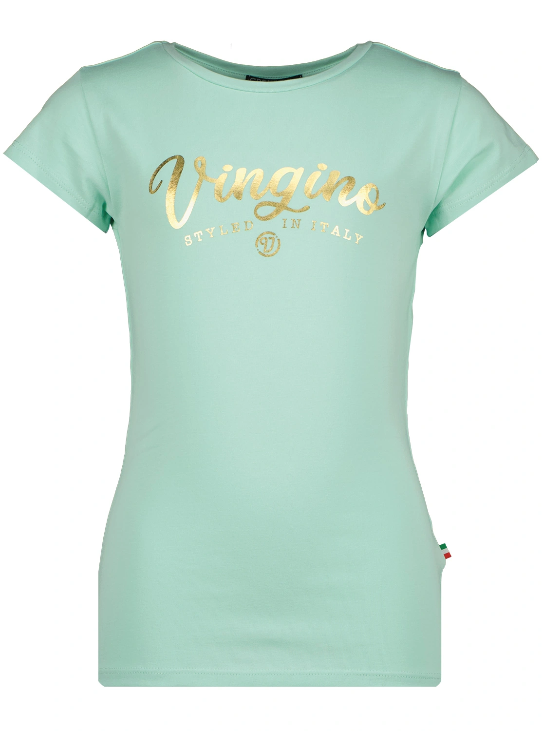 T-Shirt LOGO PRINT in electric mint