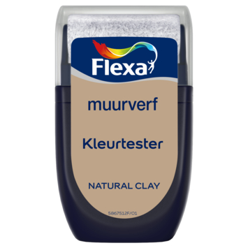 Flexa Creations muurverf kleurtester Natural Clay 30ml