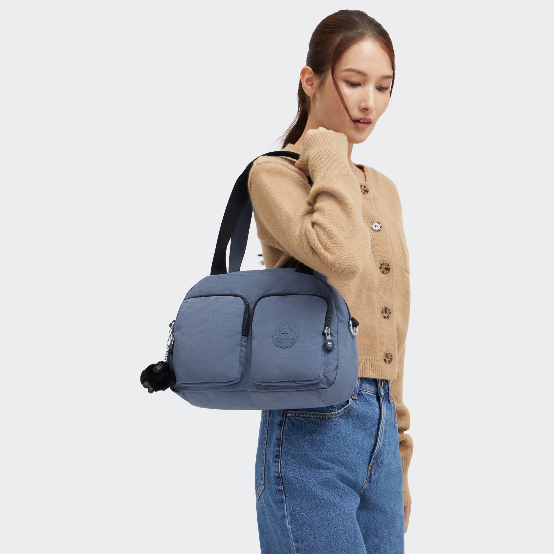 COOL DEFEA Sac Épaule Taille Moyenne avec Sangle Détachable - Blue Lover