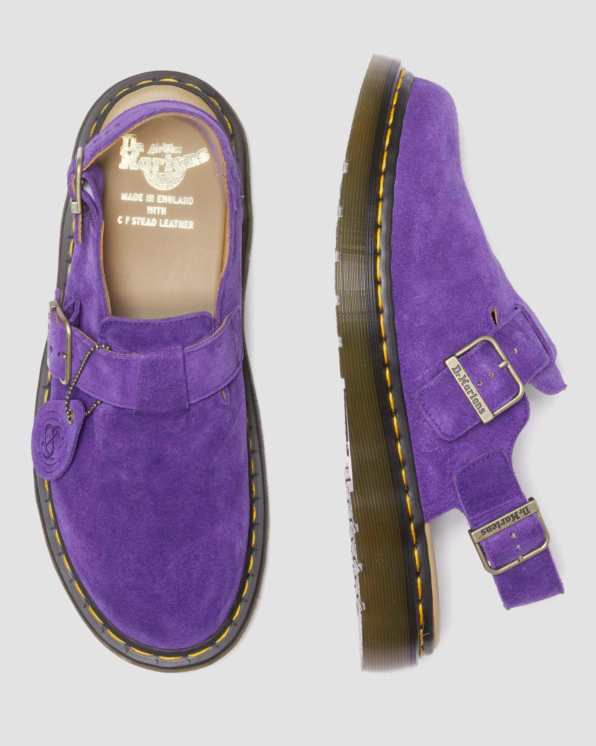 Jorge Made in England Suede Slingback Mules