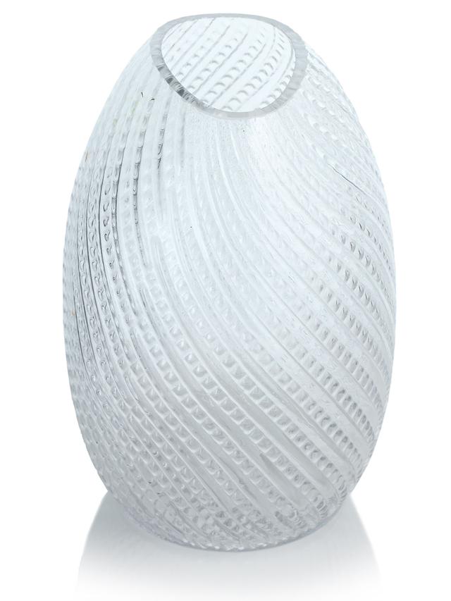 Glas Vase Relief UDINE