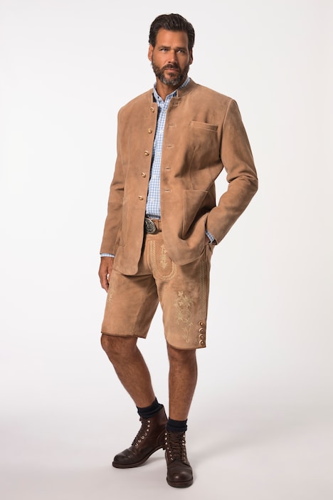 Lederjanker, Tracht, Ziegenleder, Stehkragen, bis 70