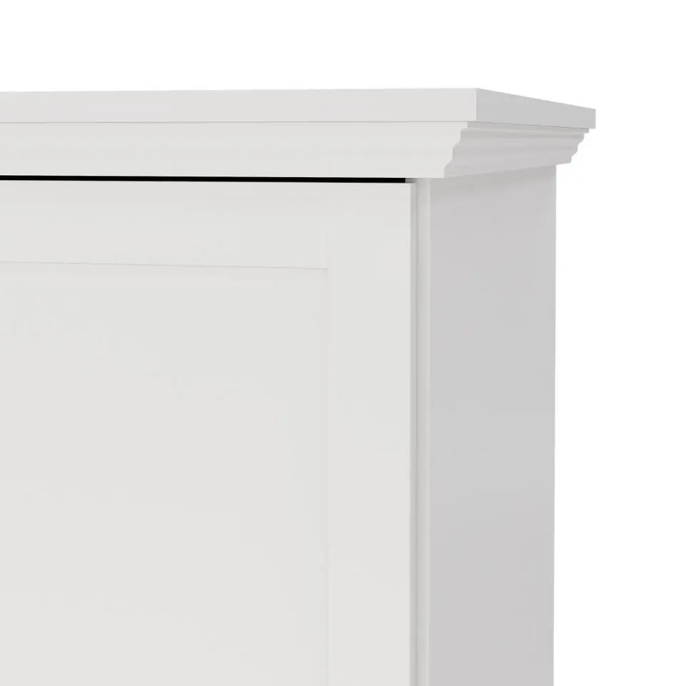 Hioshop North kledingkast 2 deuren wit