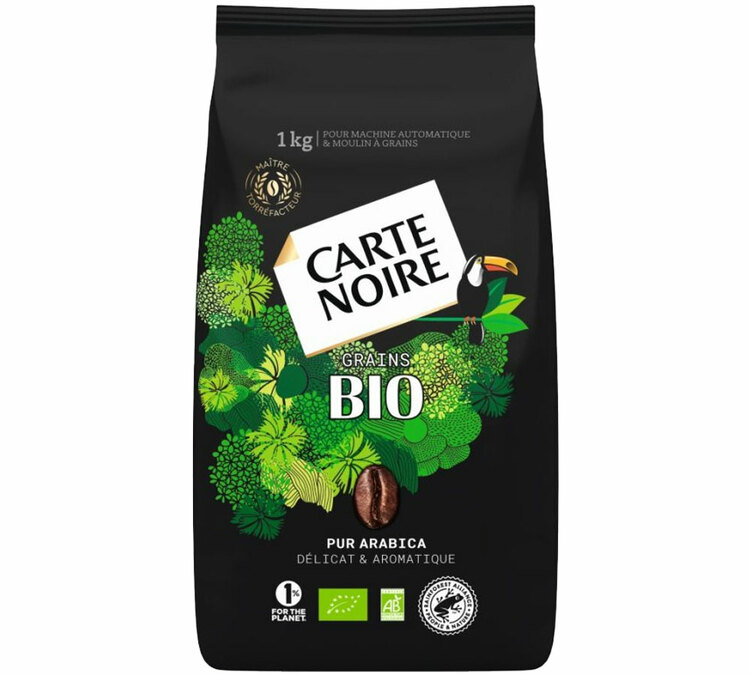 2 x 1 kg - Café en grain Bio - Carte Noire