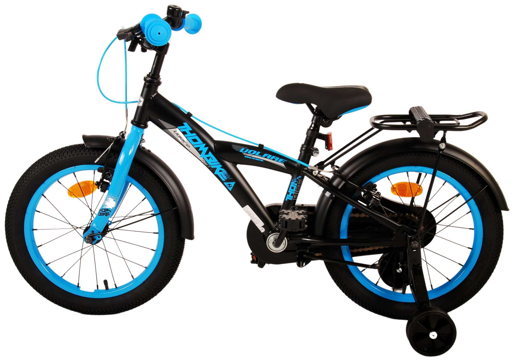 TPFSports Thombike Kinderfahrrad - Jungen - 16 Zoll - Rücktritt + Handbremse - Blau
