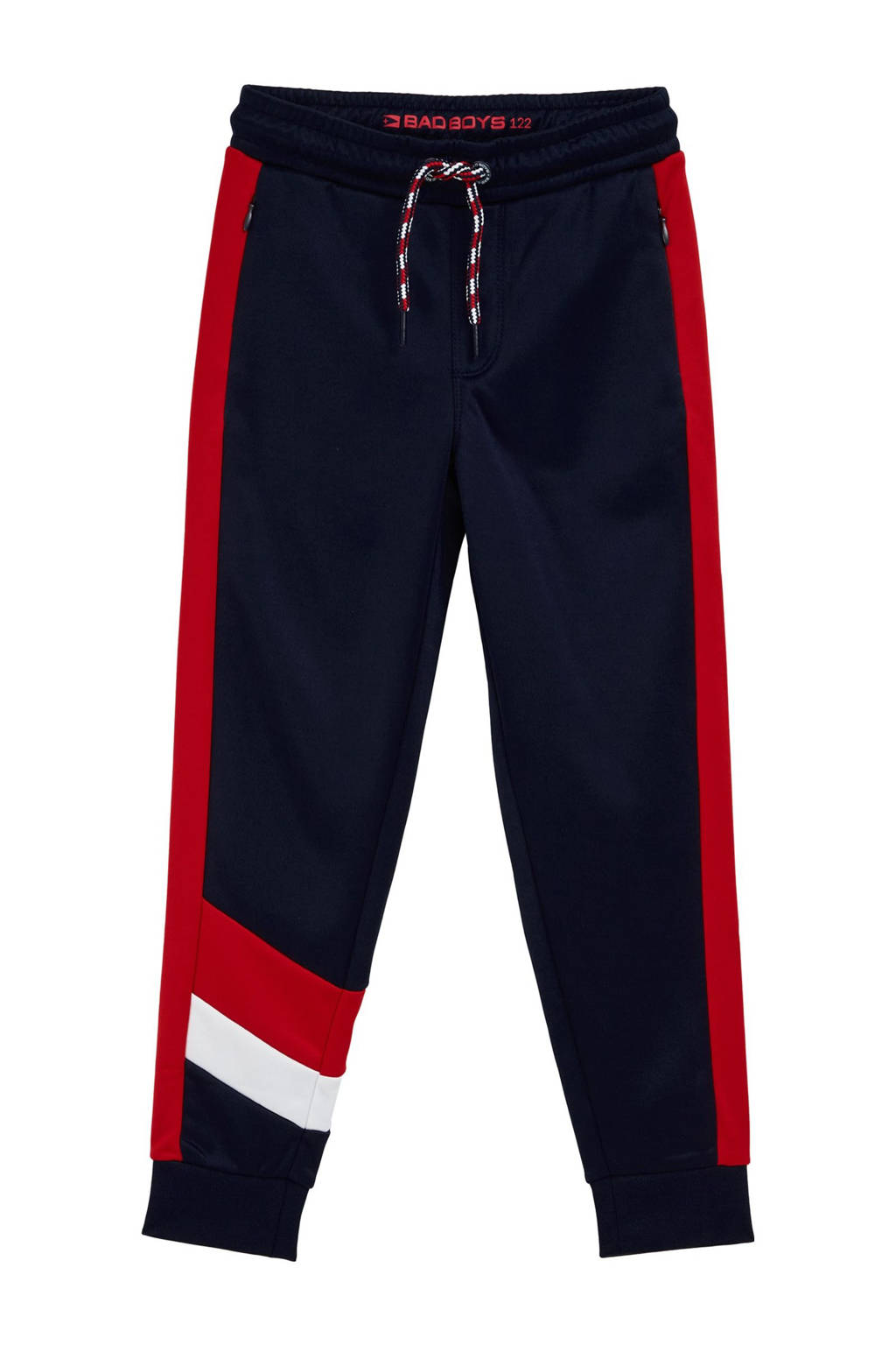 WE Fashion slim joggingbroek donkerblauw