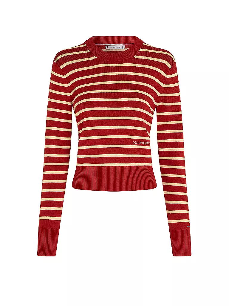 TOMMY HILFIGER Pullover rot