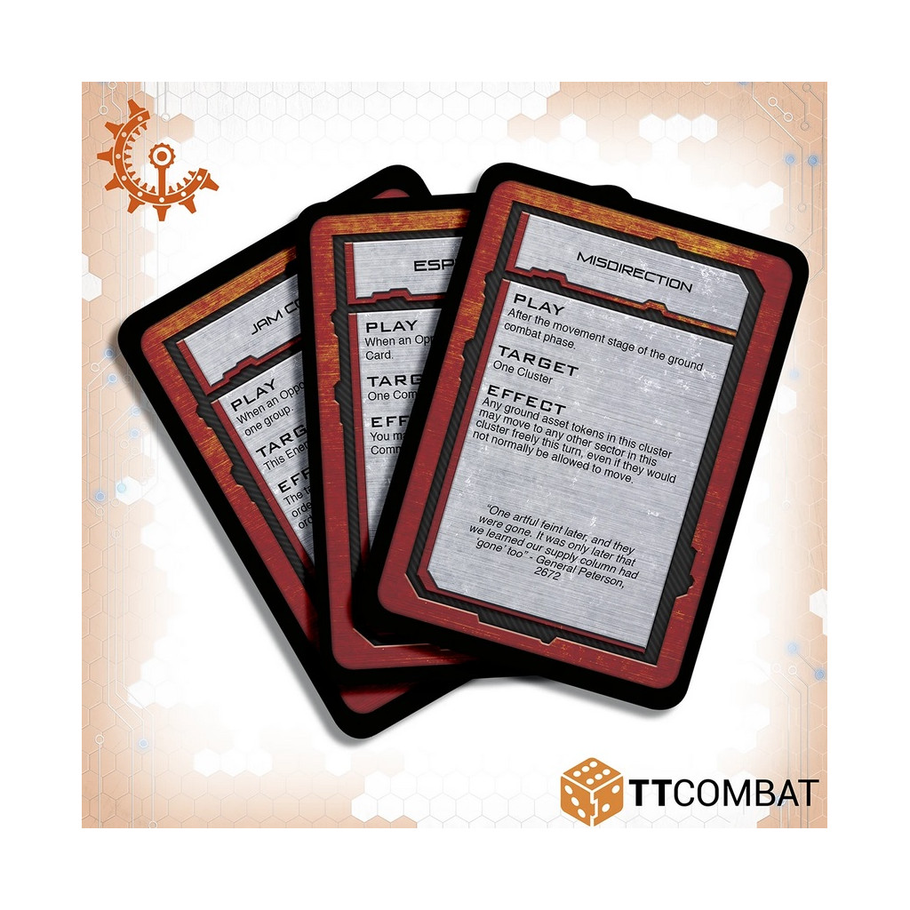 Dropfleet Commander - Shaltari Command Cards