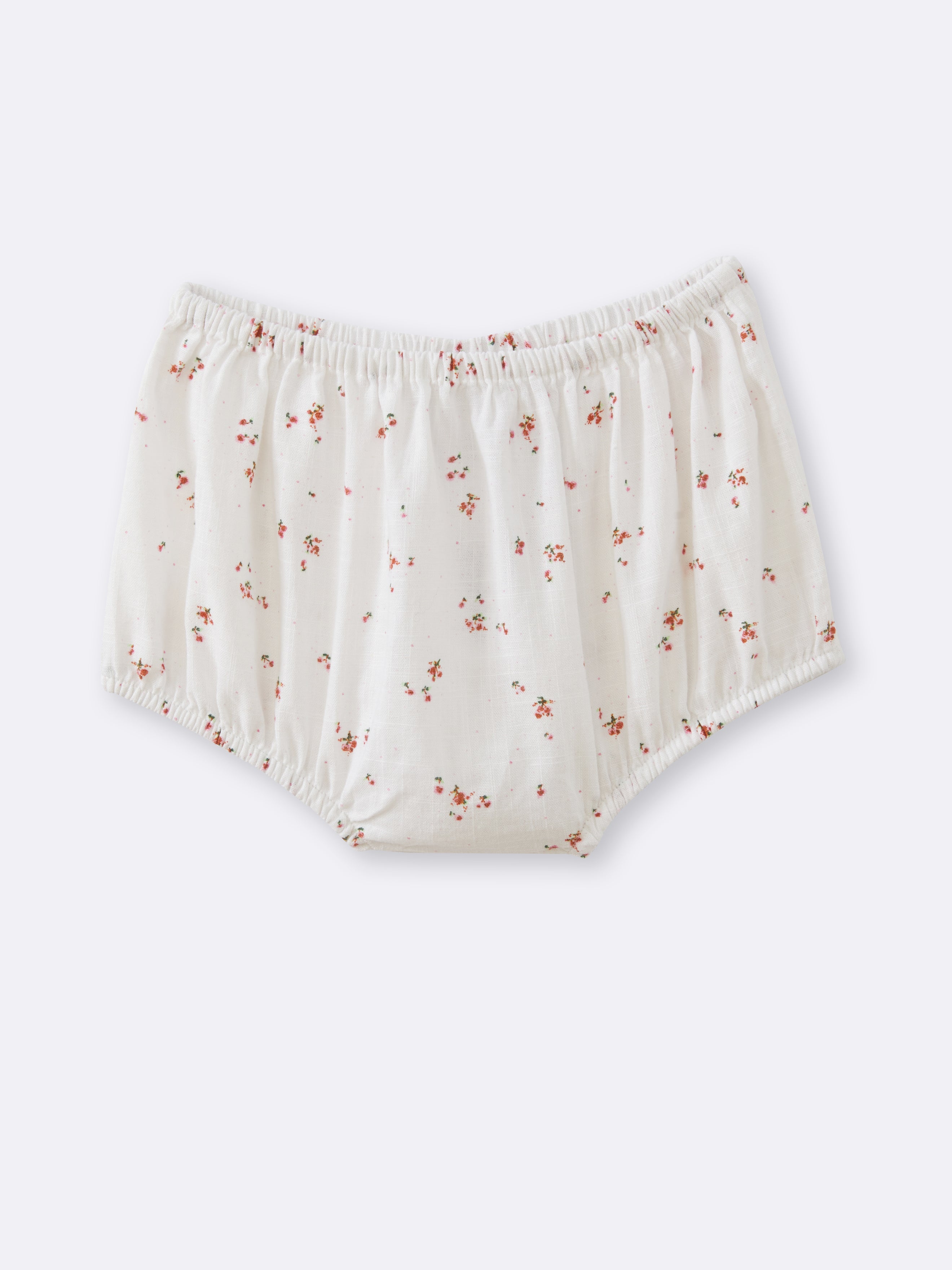 Robe et bloomer Bébé en lin et coton