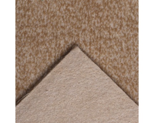 Velours tapijt Catania donkerbeige 400 cm breed (per meter verkocht)