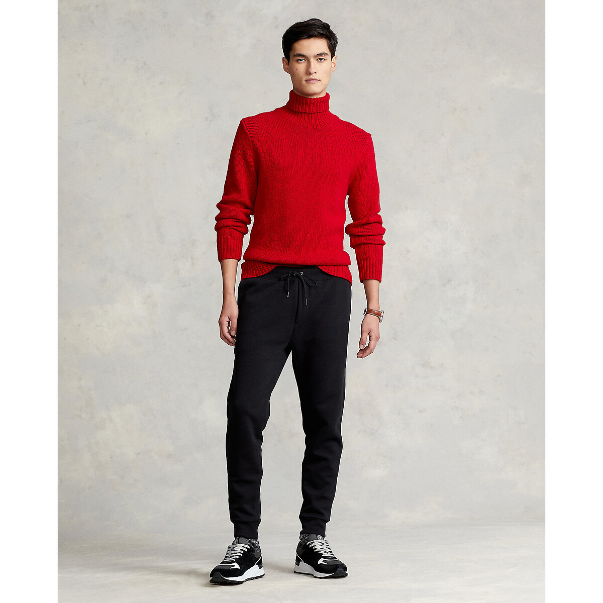 POLO RALPH LAUREN<br>Calças de jogging em malha dupla