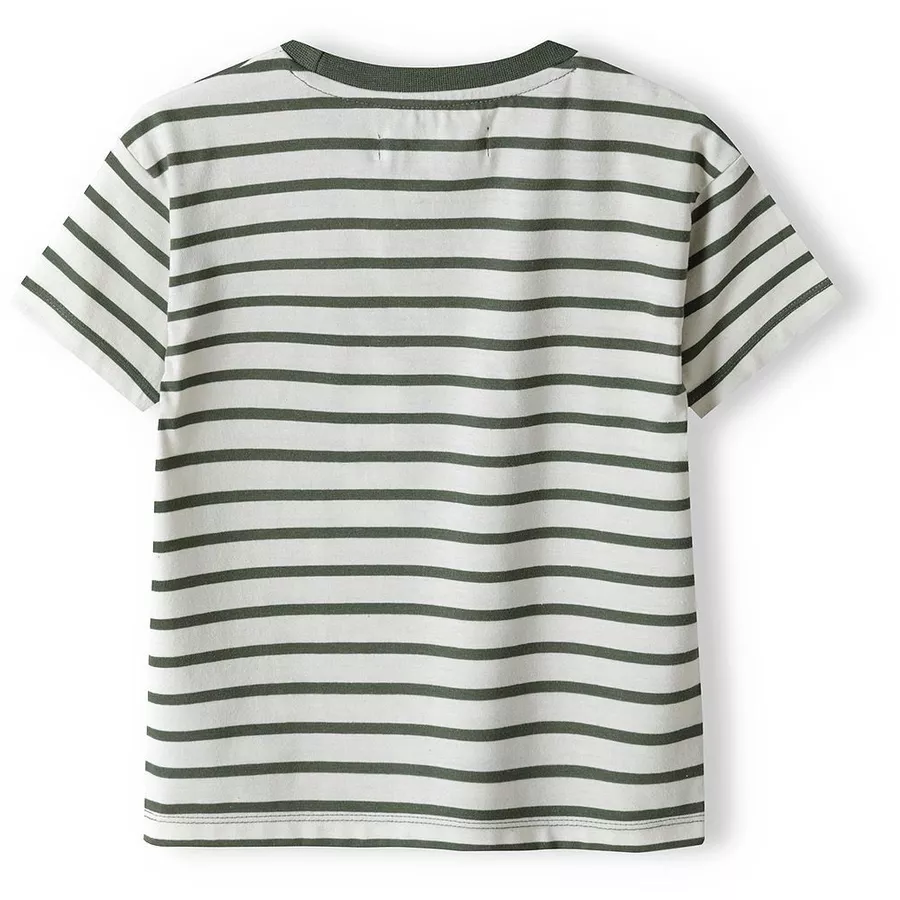 MINOTI T-Shirt und Shorts im Set KhakigrünWeiß