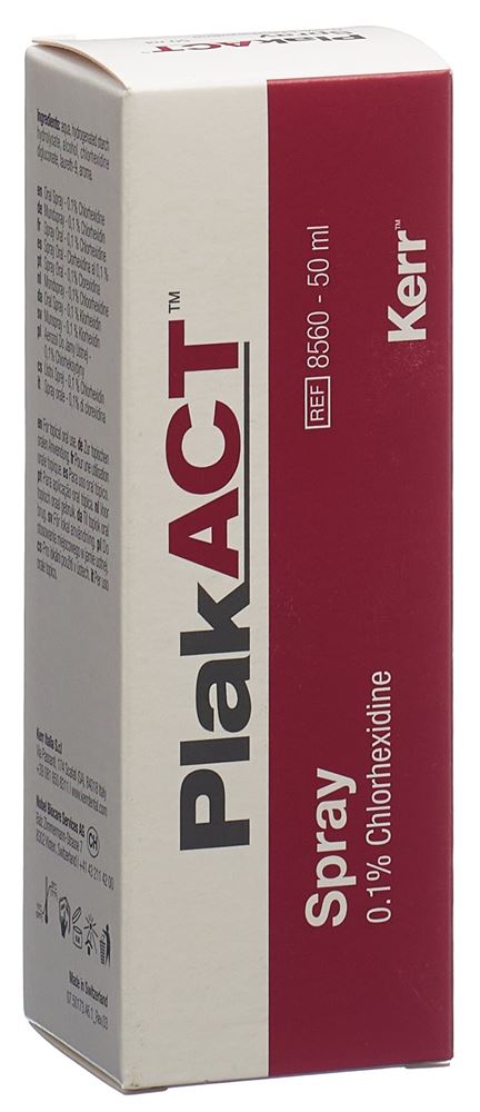 Plakact Spray liq 0.1 % Chlorhexidin Spr 50 ml
