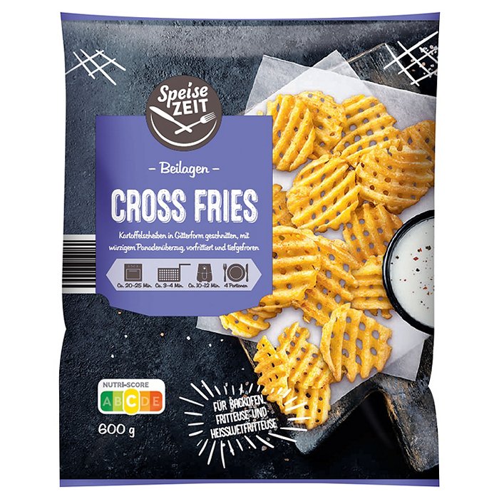 SPEISEZEIT Cross Frites 600 g
