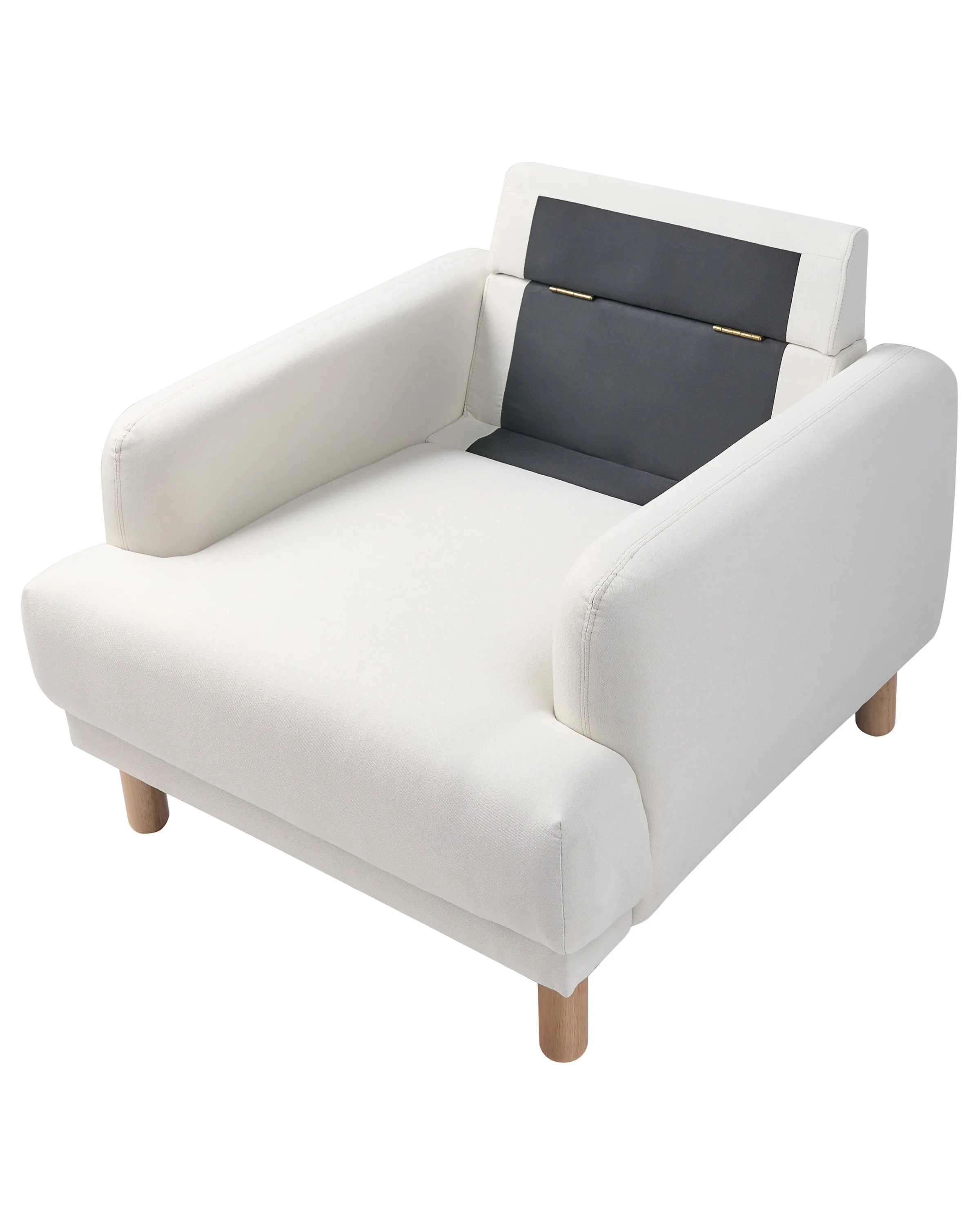 Fauteuil TUVE Stof Gebroken wit