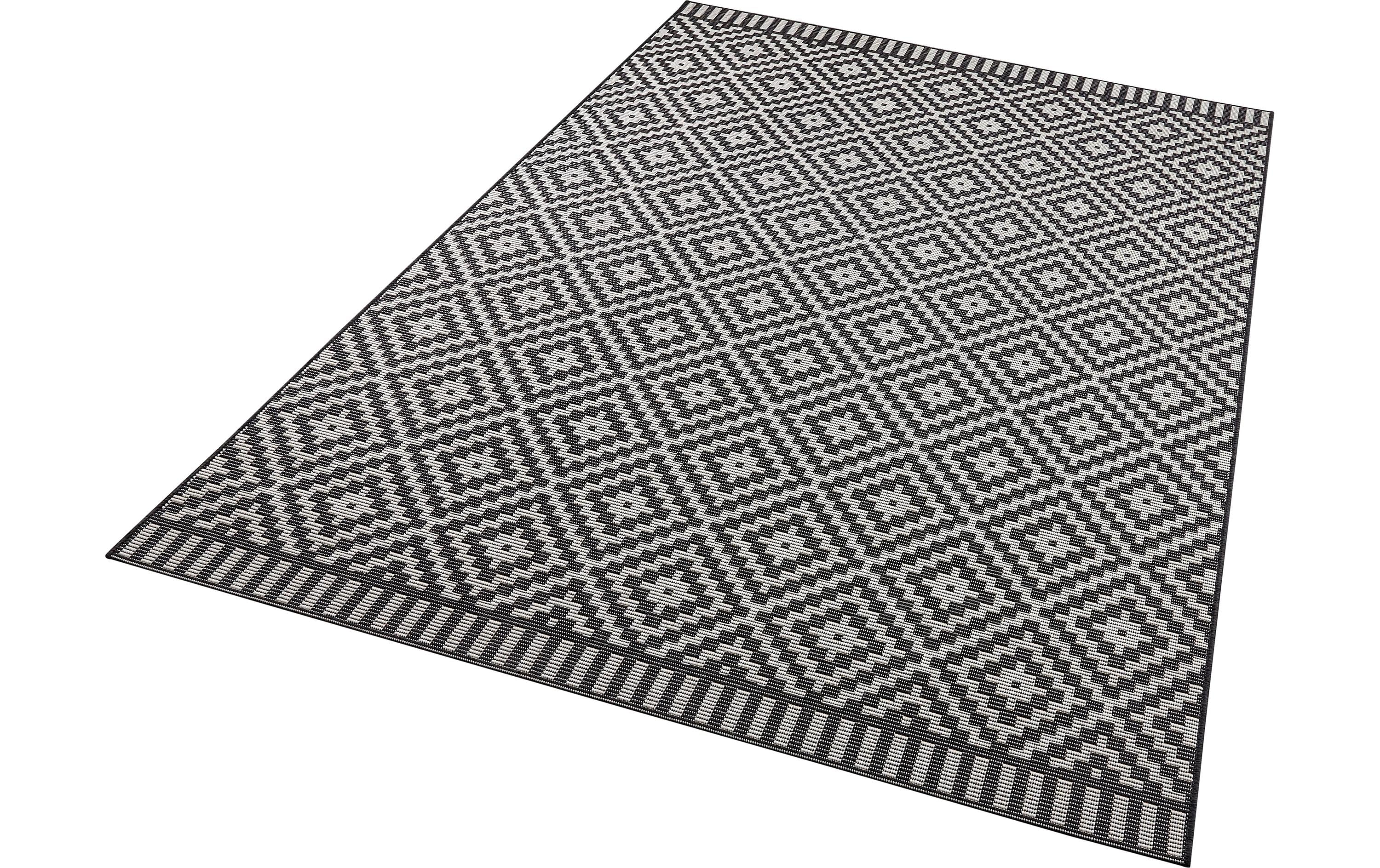Teppich Breeze 120 x 170 cm, SchwarzIn- & Outdoor Teppich