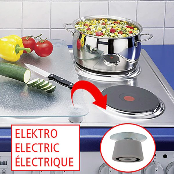Set de 2 couvre-plaques transparentes Wenko by Maximex
