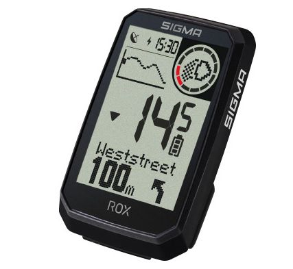 Compteur GPS Sigma ROX 4.0 Endurance Noir