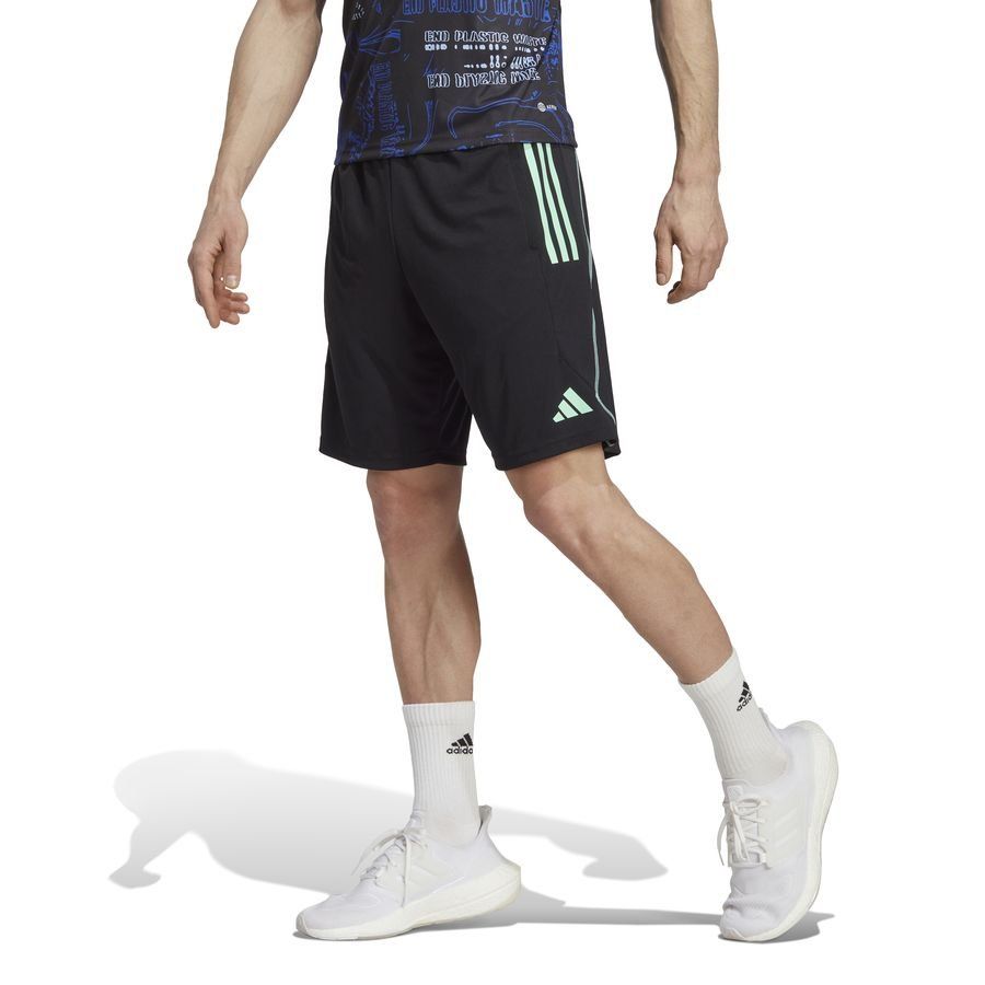 adidas Short Jogging Tiro 23 League - Noir/Vert