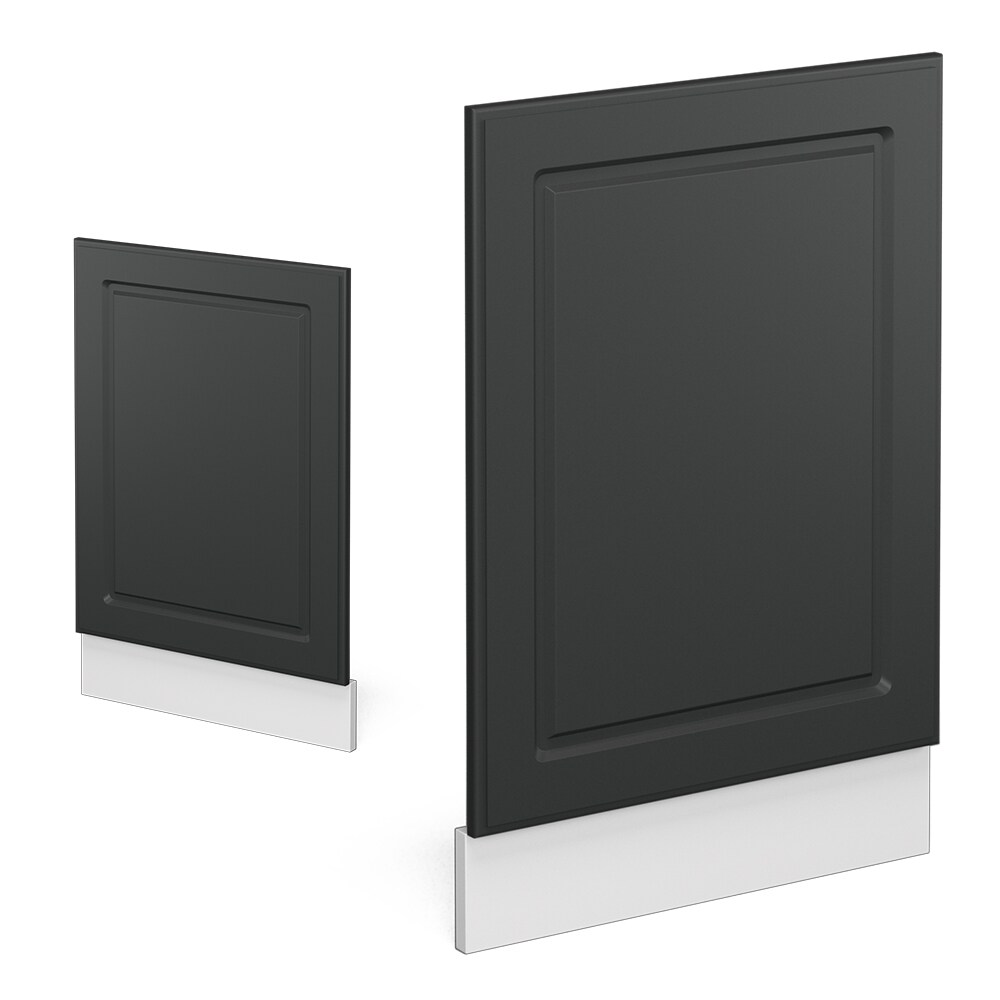 Vicco Geschirrspülerfront Blende Küchenzeile Landhaus R-Line 45 cm Anthrazit