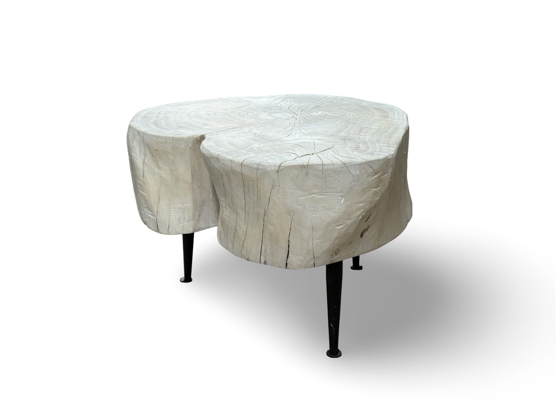 Salontafel ijzeren poot uniek