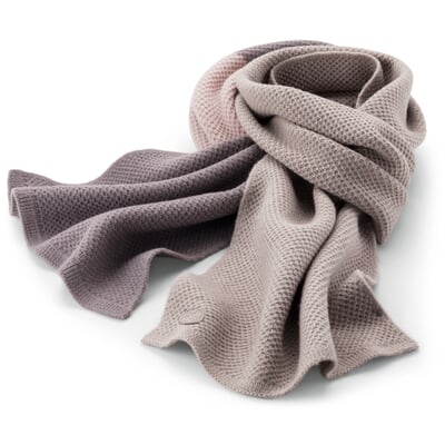 Unisex-Strickschal, Naturtöne hell