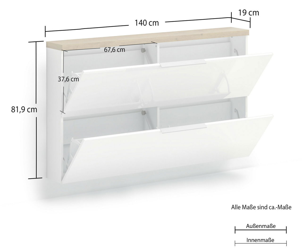 XORA Hängeschuhschrank IDEA