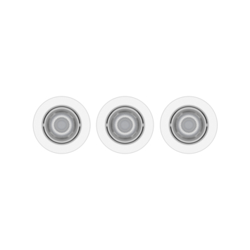 Philips Impala inbouw set 3x6w wit