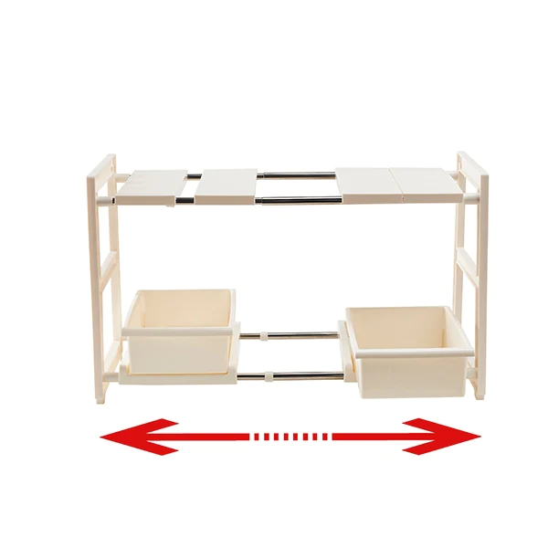 Rangement sous évier extensible