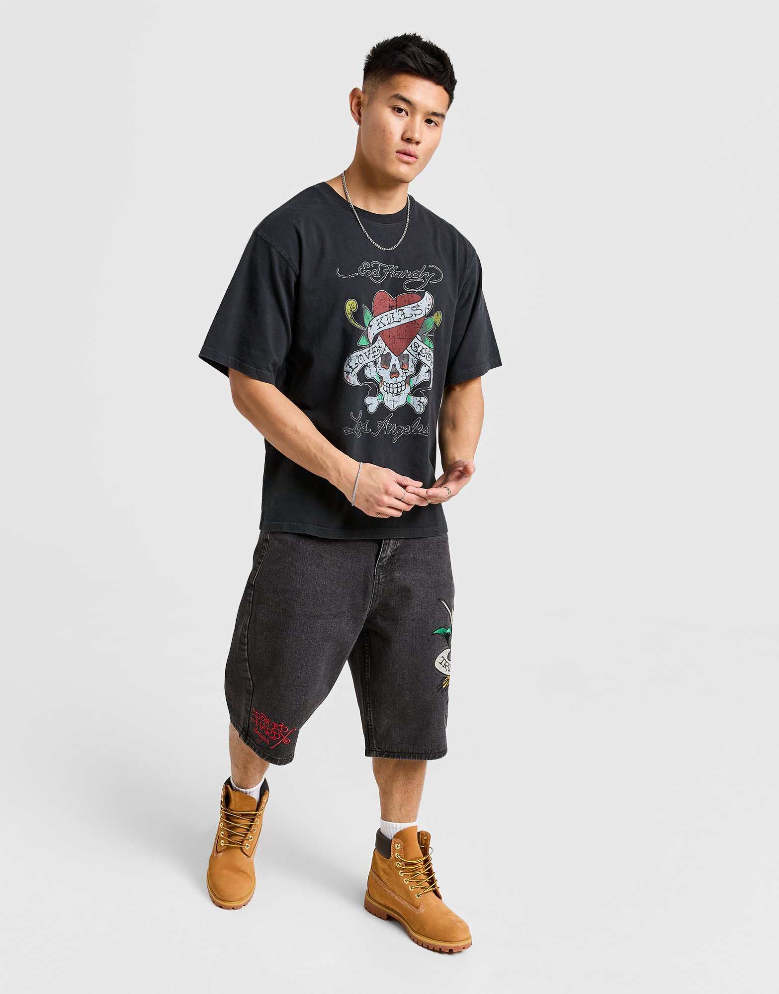 Ed Hardy T-shirt Skull Homme