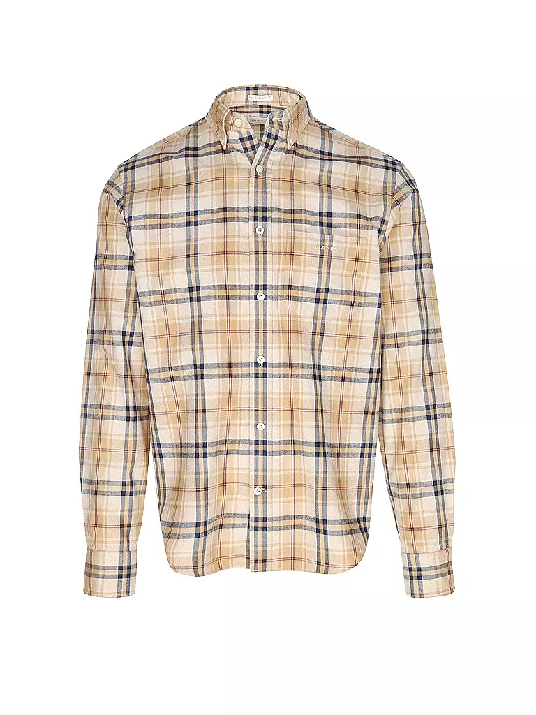 GANT Flanellhemd  senf