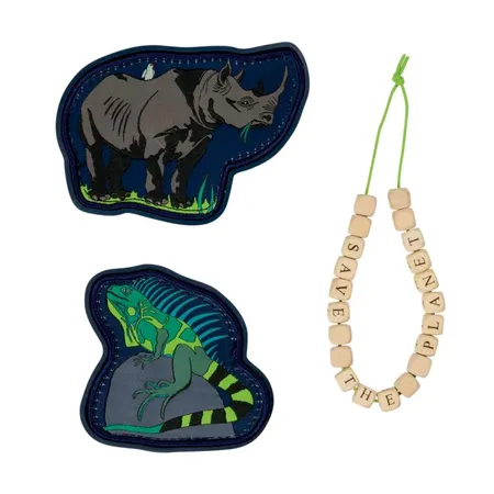 DerDieDas Wechselbuttons Blue Planet, 3-teilig